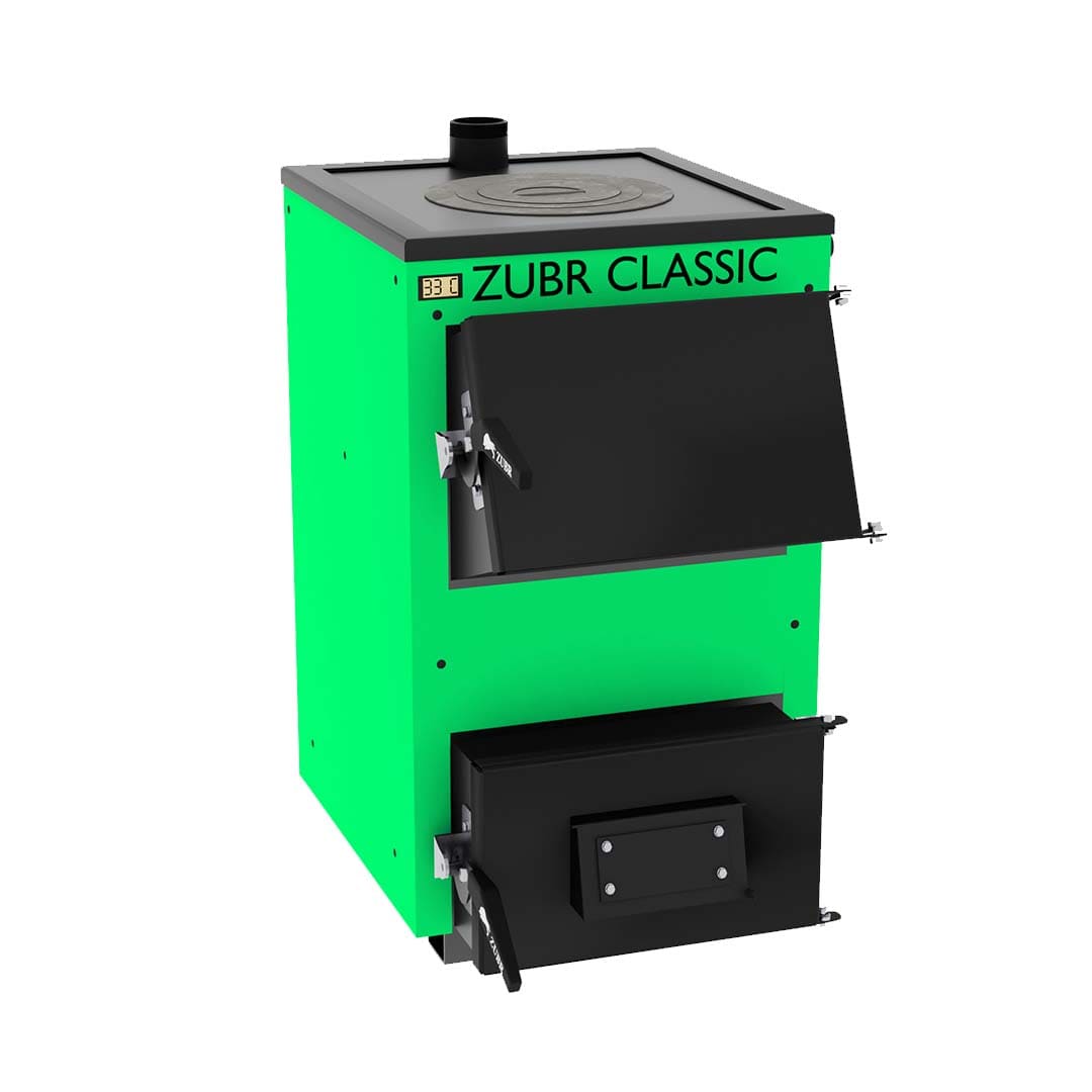 Твердопаливні котли Zubr Classic Termo з плитою 15 кВт