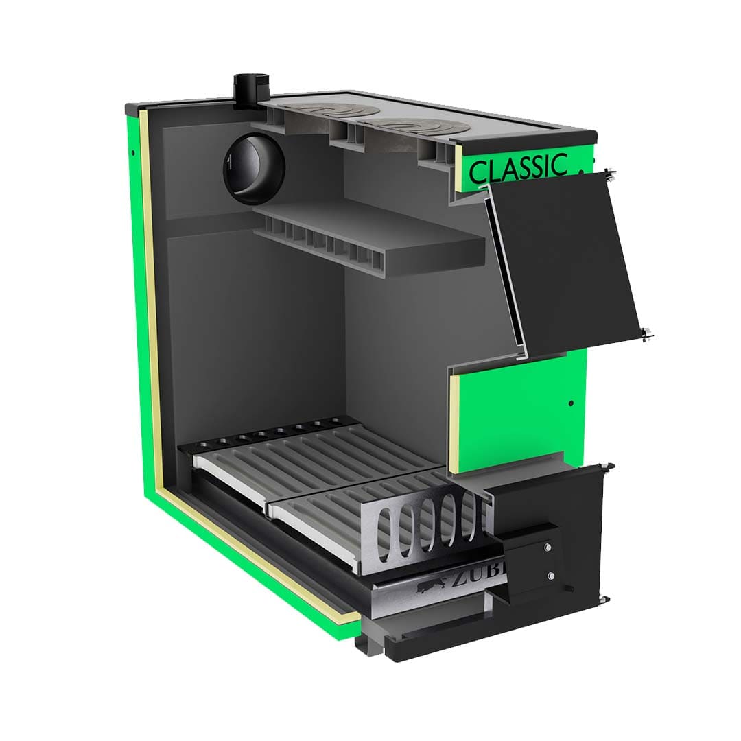 Твердопаливні котли Zubr Classic Termo з плитою 15 кВт - Зображення 16