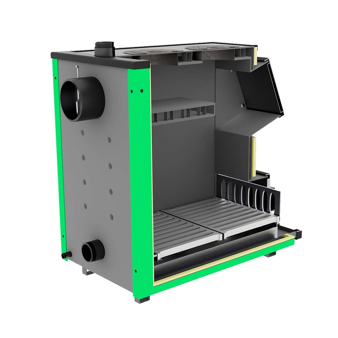 Твердопаливні котли Zubr Classic Termo з плитою 15 кВт - Зображення 14