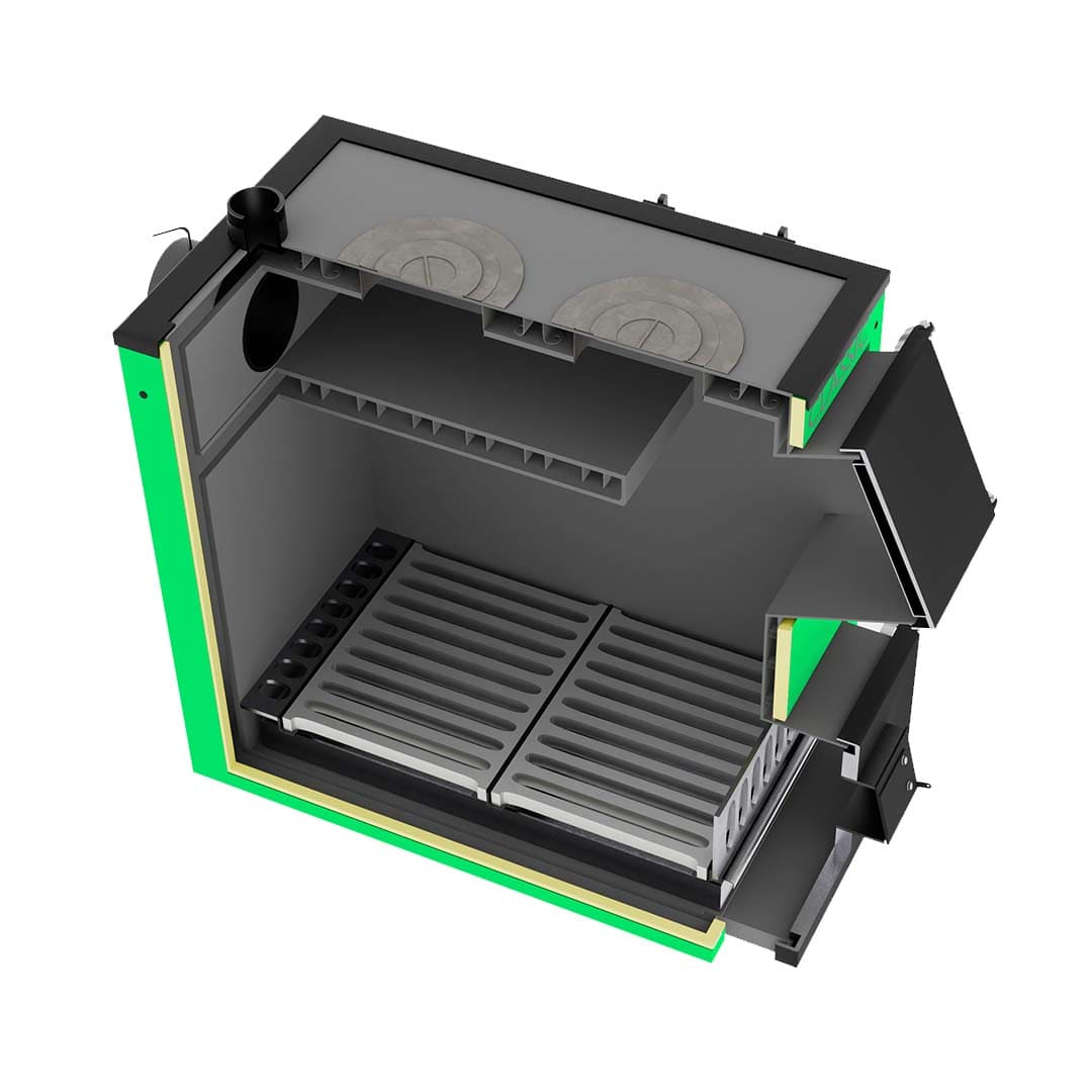 Твердопаливні котли Zubr Classic Termo з плитою 15 кВт - Зображення 13