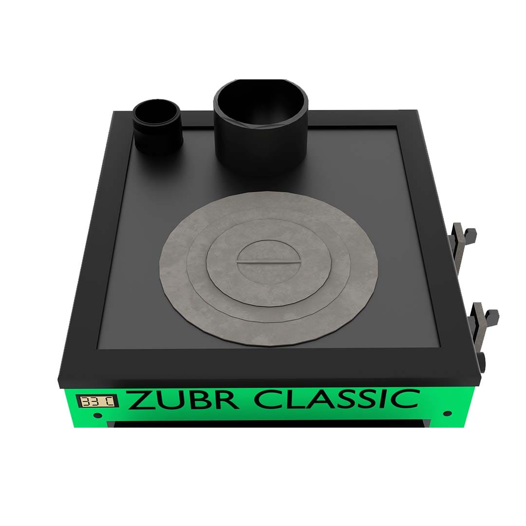 Твердопаливні котли Zubr Classic Termo з плитою 15 кВт - Зображення 6