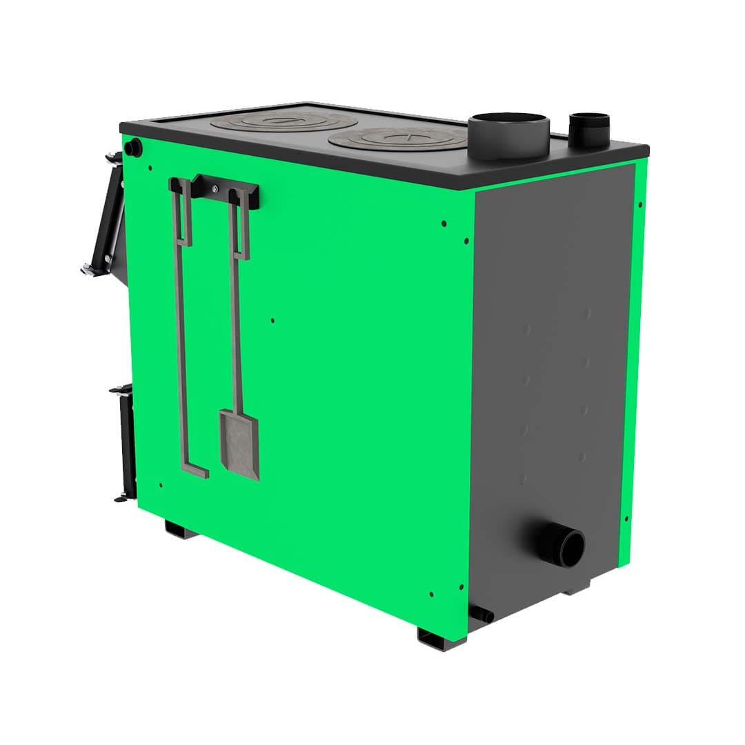 Твердопаливні котли Zubr Classic Termo з плитою 15 кВт - Зображення 3